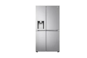 یخچال فریزر ال جی ساید بای ساید J348 نقره ای 34 فوت نقره ای مدل LG GC-J348
