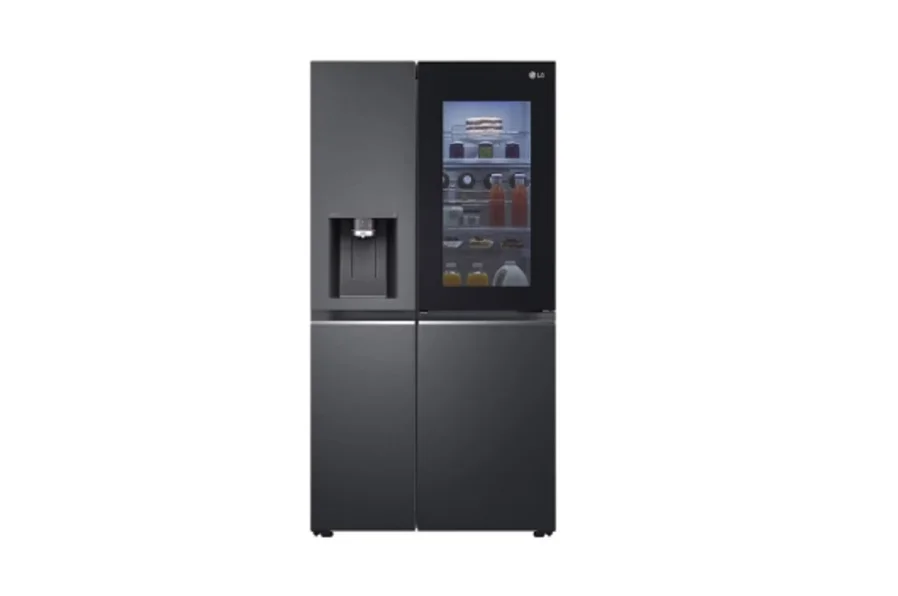 یخچال فریزر ال جی ساید بای ساید 30 فوت X287 دودی 287 تولید 2022 مدل GC-X287TNB