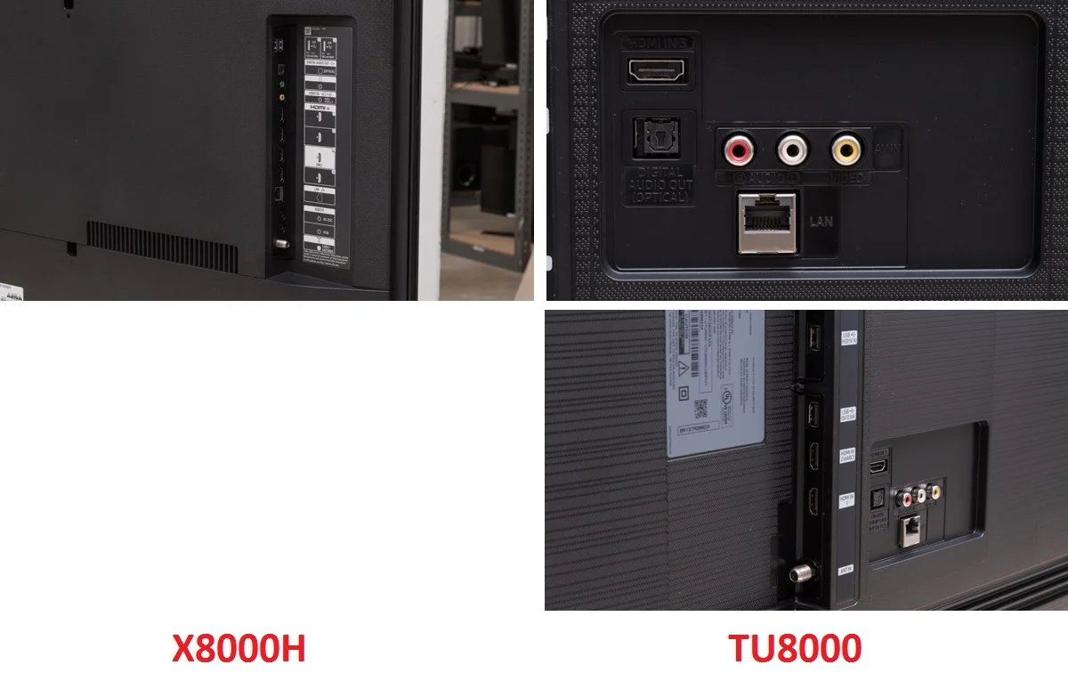TU8000 VS X8000H