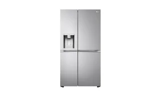 یخچال فریزر ال جی ساید بای ساید J348 نقره ای 34 فوت نقره ای مدل LG GC-J348