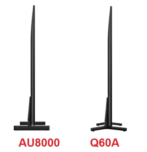 AU8000 VS Q60A Design