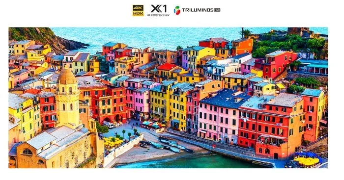 کیفیت رنگ در تلویزیون سونی X80k