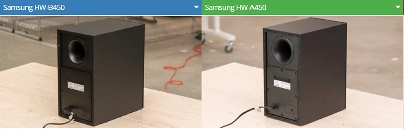 مقایسه ساندبار B450 و A450
