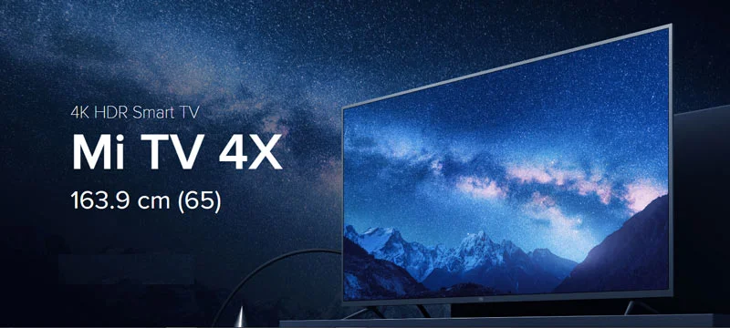 تلویزیون 65 اینچ شیائومی 4K HDR اسمارت مدل Mi TV 4X 65