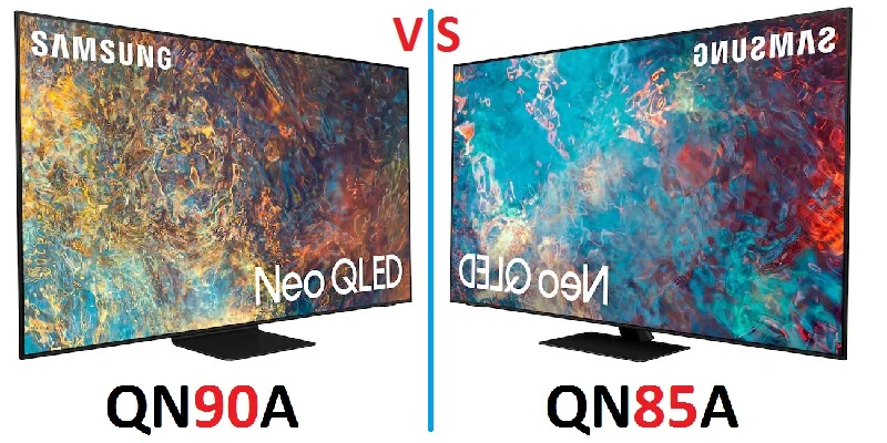 مقایسه تلویزیون سامسونگ QN90A و تلویزیون سامسونگ QN85A