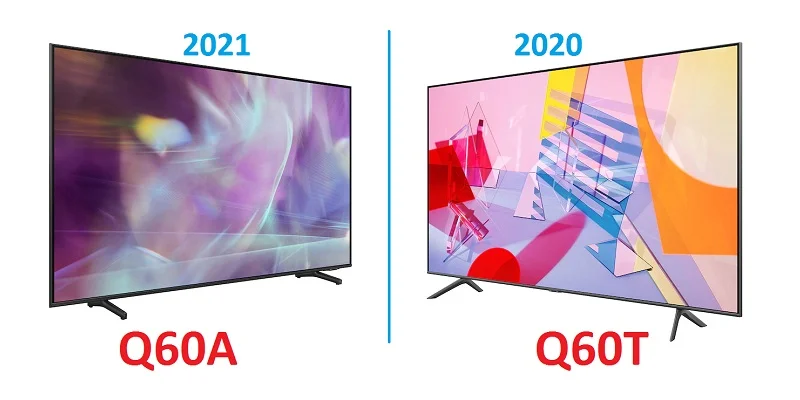 مقایسه تلویزیون سامسونگ Q60T و تلویزیون سامسونگ Q60A