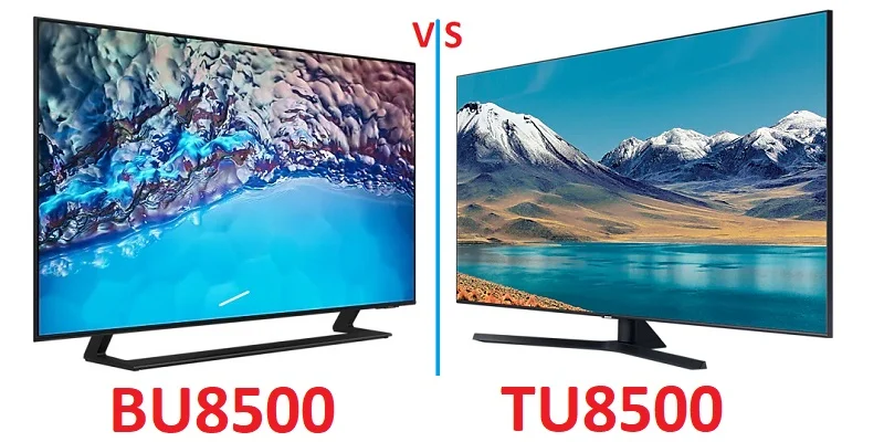 بهترین تلویزیون کریستال 4K سامسونگ 2022 | مقایسه تلویزیون BU8500 و TU8500