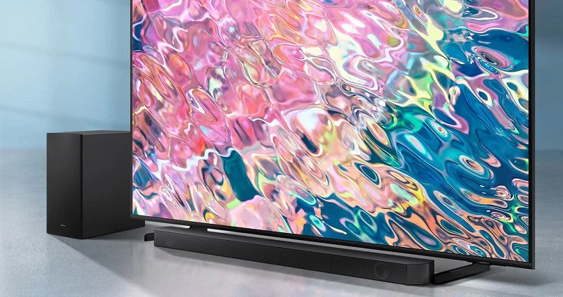 تلویزیون سامسونگ Q60B و ساندبار سامسونگ Q60B