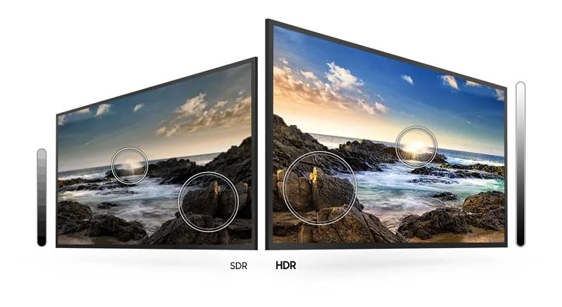 فرمت های HDR  در تلویزیون 65 اینچ سامسونگ TU7100