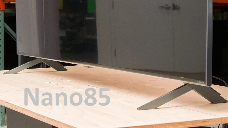 پایه ها در تلویزیون ال جی nano85