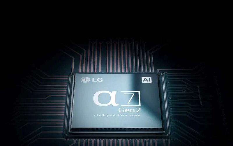 پردازنده هوشمند a7 نسل دوم در تلویزیون 65SM8600