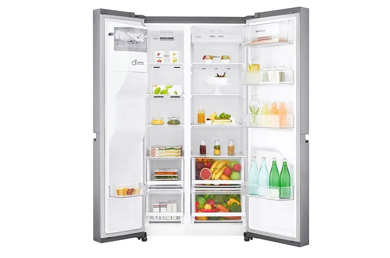 یخچال فریزر ساید بای ساید ال جی دو درب L247 مدل GC-L247SLKV