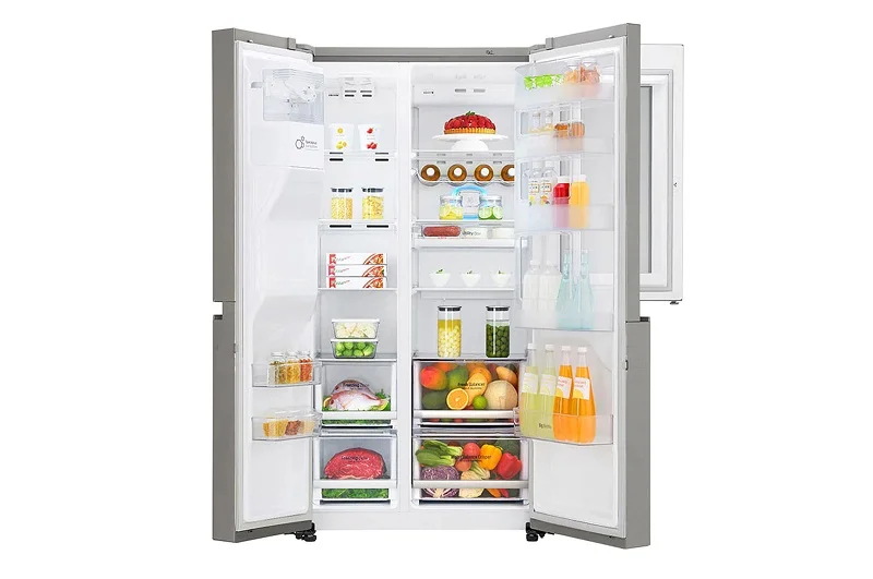 چینش داخل یخچال فریزر ال جی X259