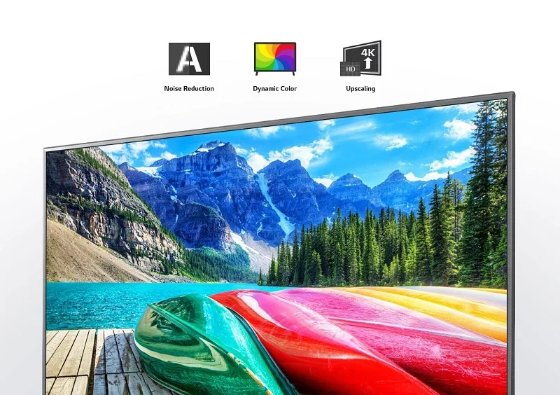 کیفیت تصویر تلویزیون UP76006LC ال جی