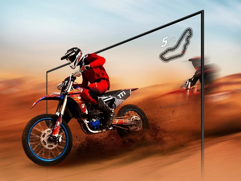 Motion Exelerator در تلویزیون AU8000 و BU8000