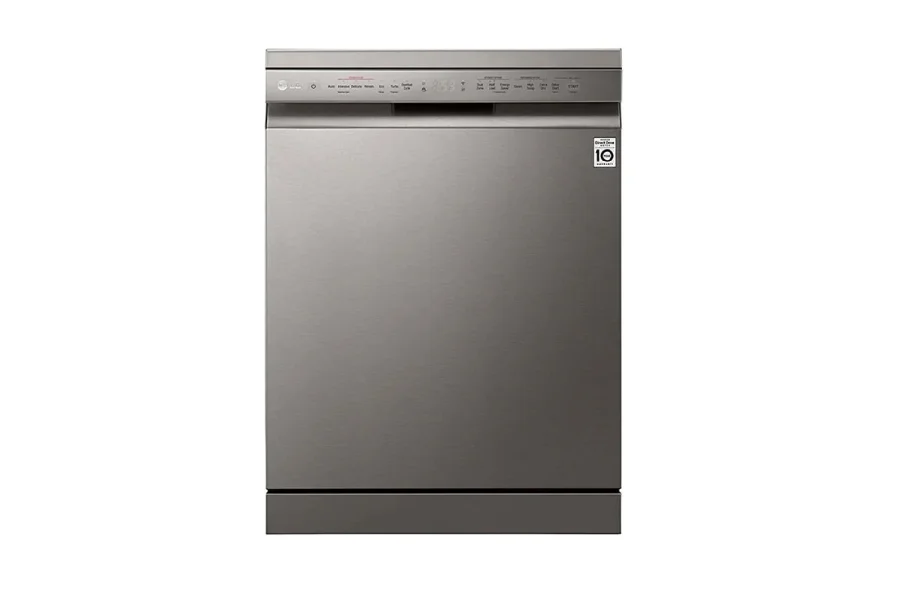 ماشین ظرفشویی ال جی 14 نفره425 نقره ای بخارشور دار مدل DFB425FP