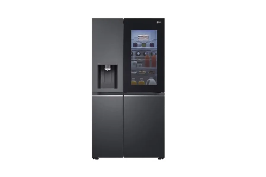 یخچال فریزر ال جی ساید بای ساید 30 فوت X287 دودی 287 تولید 2022 مدل GC-X287TNB