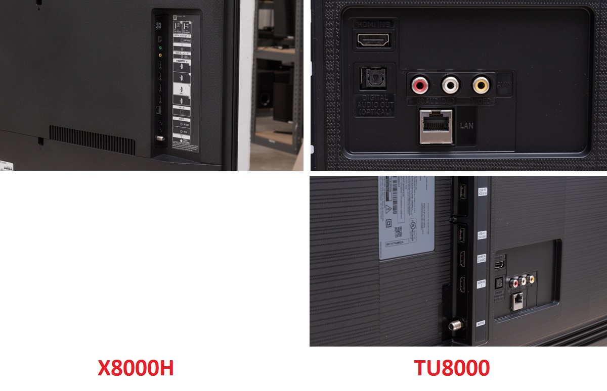 TU8000 VS X8000H