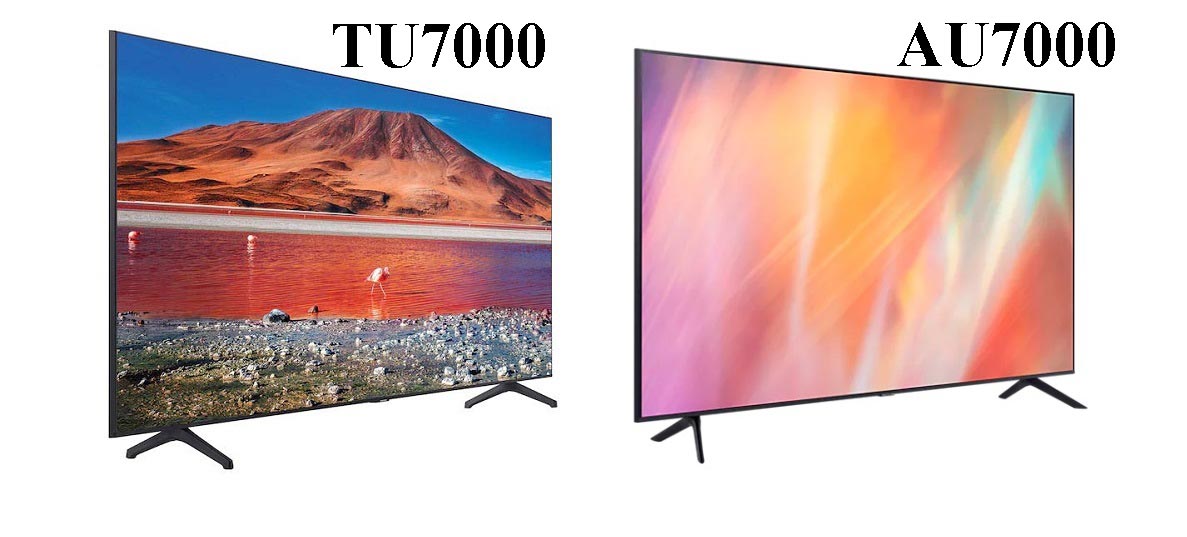 تفاوت تلویزیون AU7000 با TU7000