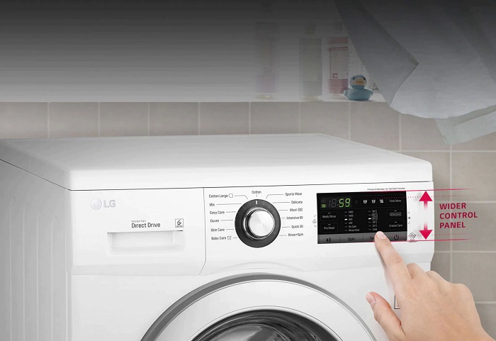ماشین لباسشویی ال جی 2J3 دارای تعداد 12 برنامه